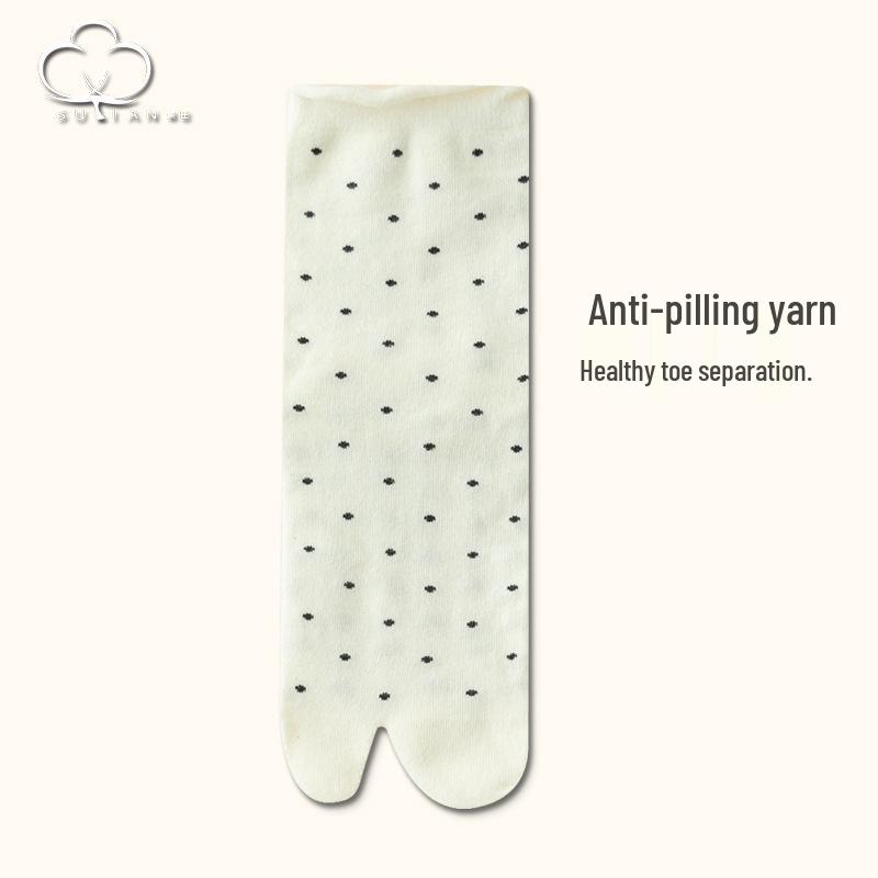 Japanese Style Women s Split-Toe Mid-Calf Socks - Cute Polka Dot, Thin Summer Design, Trendy Rolled Hem. One Size
Japanese Style Women s Split-Toe Mid-Calf Socks - Cute Polka Dot, Thin Summer Design, Trendy Rolled Hem. One Size
