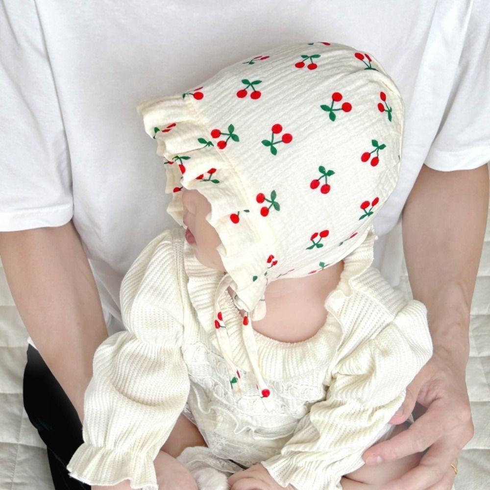 Flower Cherry Print Newborn Sun Hat Korean Infant Beanie Cap Cartoon Baby Fetal Cap 2-12 Months Style 4
Flower Cherry Print Newborn Sun Hat Korean Infant Beanie Cap Cartoon Baby Fetal Cap 2-12 Months Style 4