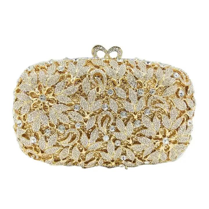 Boutique De FGG Elegant Flower Women Crystal Evening Bags and Clutches Ladies Wedding Party Dinner Purses Bridal Clutch Handbags Mini Size
Boutique De FGG Elegant Flower Women Crystal Evening Bags and Clutches Ladies Wedding Party Dinner Purses Bridal Clutch Handbags Mini Size