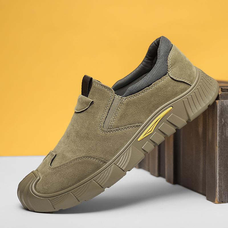 Spring and autumn labor insurance shoes men s steel-free baotou soft-soled shoes one pedal construction site wear-resistant work shoes casual versatil 44 коричневий
Spring and autumn labor insurance shoes men s steel-free baotou soft-soled shoes one pedal construction site wear-resistant work shoes casual versatil 44 коричневий