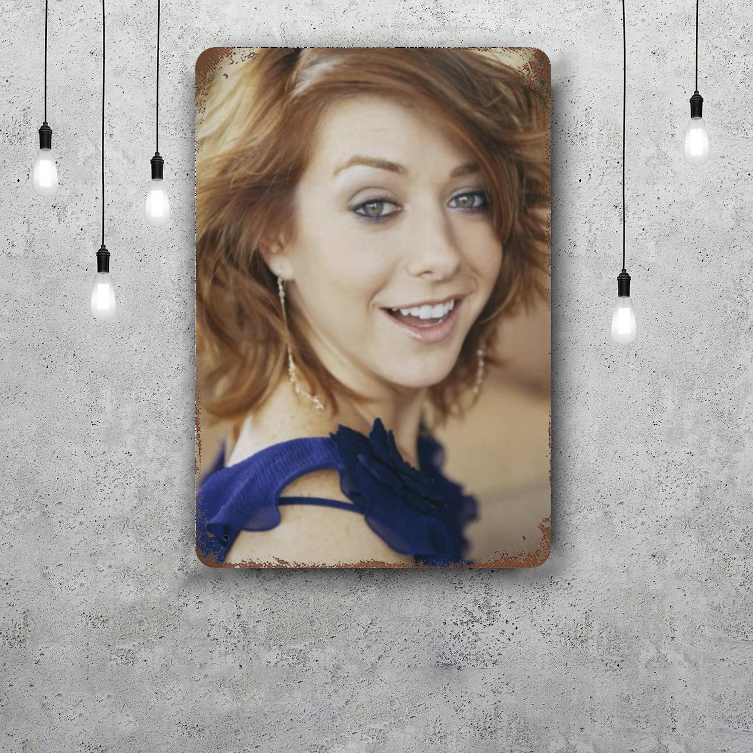 Alyson Hannigan Retro Vintage Tin Sign Poster Decorative Plaque Metal Plate Wall Decor 20x30cm(7.8x11.8inch)
Alyson Hannigan Retro Vintage Tin Sign Poster Decorative Plaque Metal Plate Wall Decor 20x30cm(7.8x11.8inch)