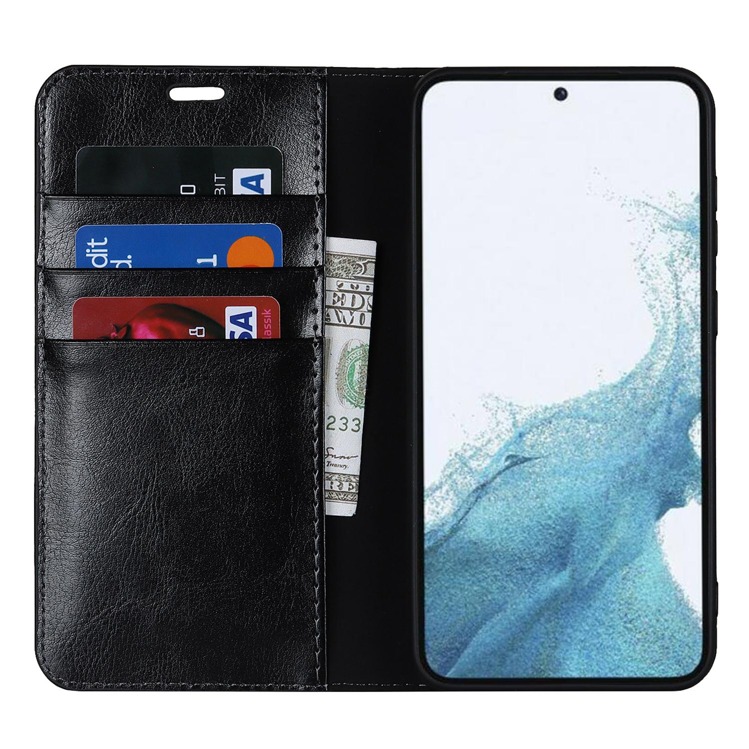 For Samsung Galaxy S23 Cell Phone Cases Crazy Horse Texture Split Leather Wallet Cover Black
For Samsung Galaxy S23 Cell Phone Cases Crazy Horse Texture Split Leather Wallet Cover Black