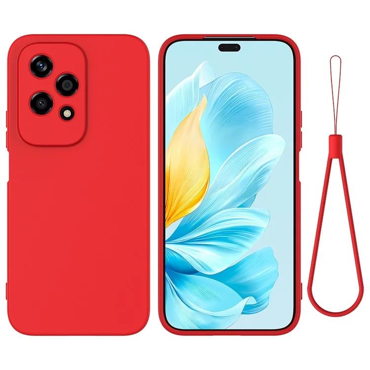 Чехол для Honor 200 Lite с ремешком, жидкий силиконовый чехол для телефона, защита камеры
Чехол для Honor 200 Lite с ремешком, жидкий силиконовый чехол для телефона, защита камеры