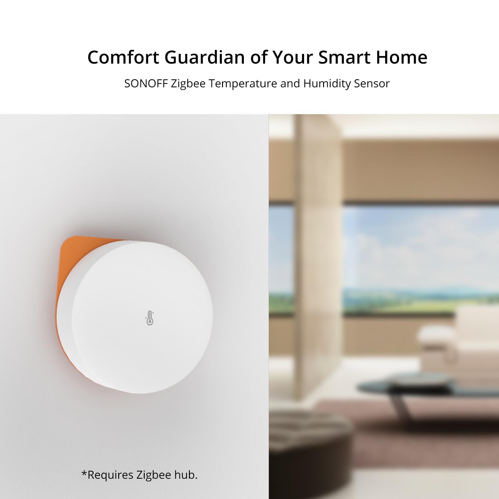 SONOFF SNZB-02P Датчик температуры и влажности Zigbee Интеллектуальный датчик Zigbee Быстрое обновление Хранение и экспорт данных, требуется Zigbee Hub
SONOFF SNZB-02P Датчик температуры и влажности Zigbee Интеллектуальный датчик Zigbee Быстрое обновление Хранение и экспорт данных, требуется Zigbee Hub