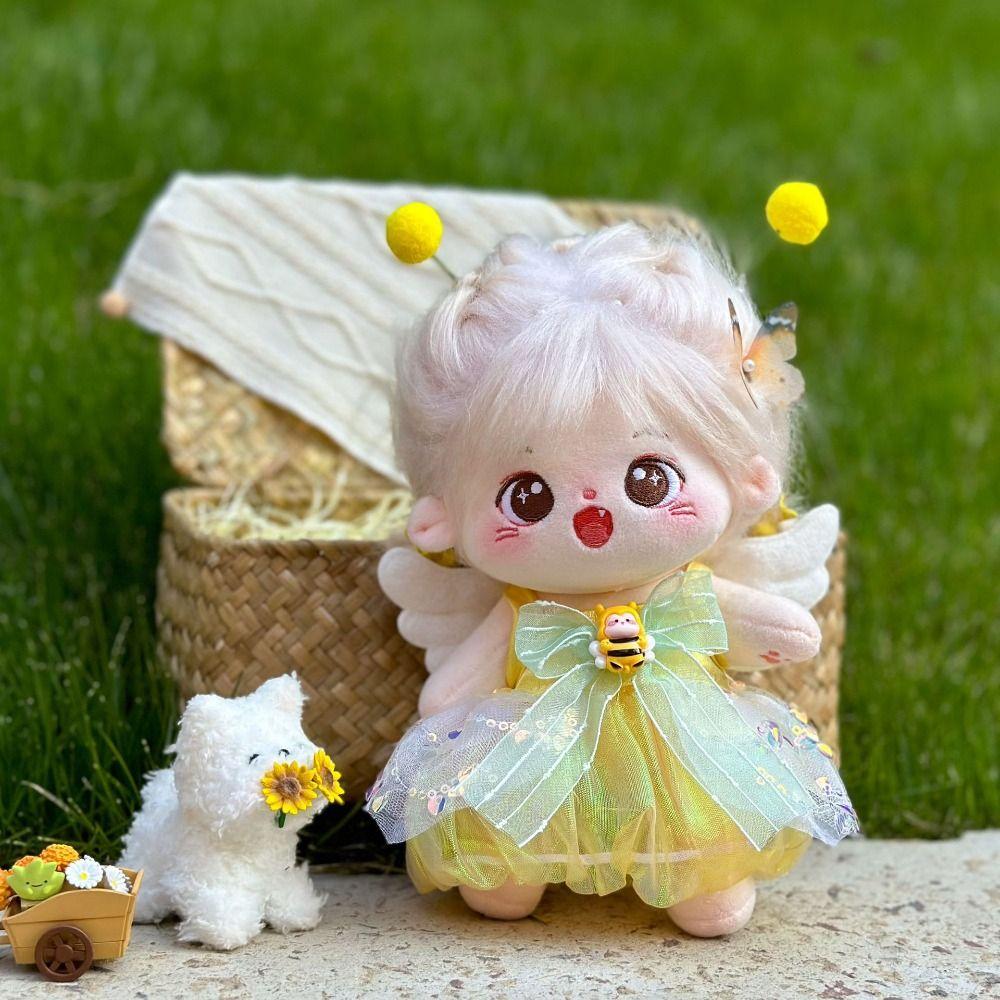 Одежда для кукол Little Bee из хлопка, светящиеся плюшевые игрушки, мягкая кукольная одежда, 20 см кукла из хлопка little bee
Одежда для кукол Little Bee из хлопка, светящиеся плюшевые игрушки, мягкая кукольная одежда, 20 см кукла из хлопка little bee