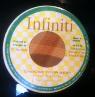 7inch Record BIMBA BERTRAM Choose Your Seat NONE Infiniti Jamaica Reggae Ska Dub Used
7inch Record BIMBA BERTRAM Choose Your Seat NONE Infiniti Jamaica Reggae Ska Dub Used