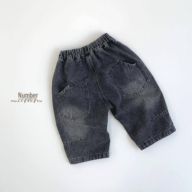 Autumn New Style Children s Jeans - Trendy Retro Korean Casual Pants for Boys & Girls 120cm чёрный
Autumn New Style Children s Jeans - Trendy Retro Korean Casual Pants for Boys & Girls 120cm чёрный