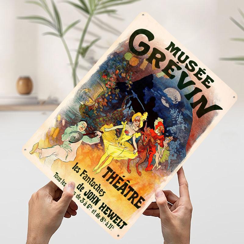 Musée Grévin Theater Printed Poster Customized Wall Art Retro Vintage Metal Tin Signs for Room Decoration Gaming Man Cave Decor 20x30cm(7.8x11.8inch)
Musée Grévin Theater Printed Poster Customized Wall Art Retro Vintage Metal Tin Signs for Room Decoration Gaming Man Cave Decor 20x30cm(7.8x11.8inch)