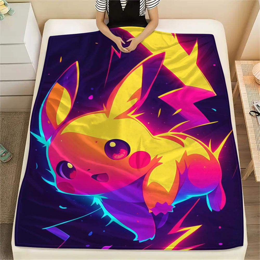 Pikachu Comfortable Flannel Blanket with Print for Bed Sofa Travel and Home.-TING 75x90cm
Pikachu Comfortable Flannel Blanket with Print for Bed Sofa Travel and Home.-TING 75x90cm