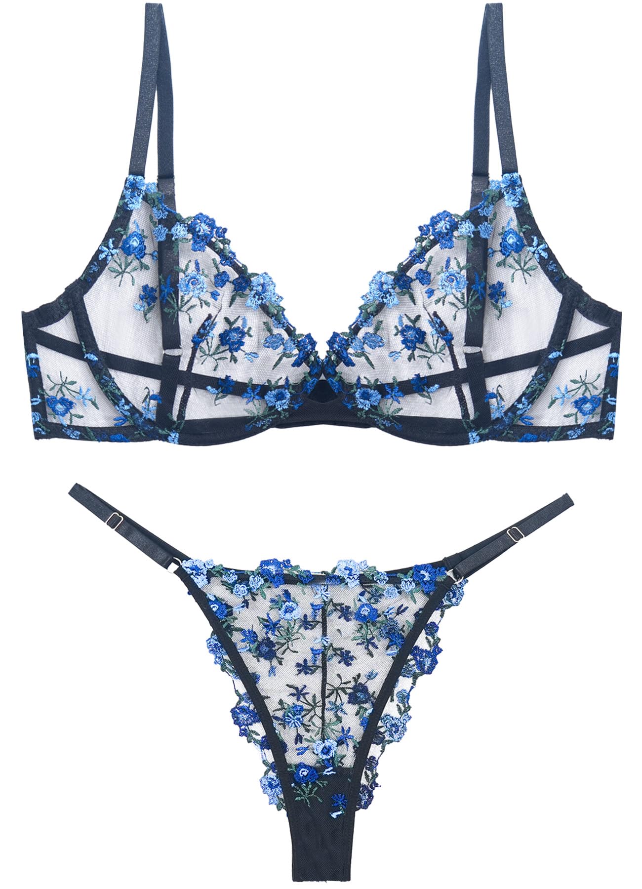 SEAUR Lingerie Беспроводной Размер L Женский Комплект, Бюстгальтер, Кружевное Тедди, Синий,
SEAUR Lingerie Беспроводной Размер L Женский Комплект, Бюстгальтер, Кружевное Тедди, Синий,