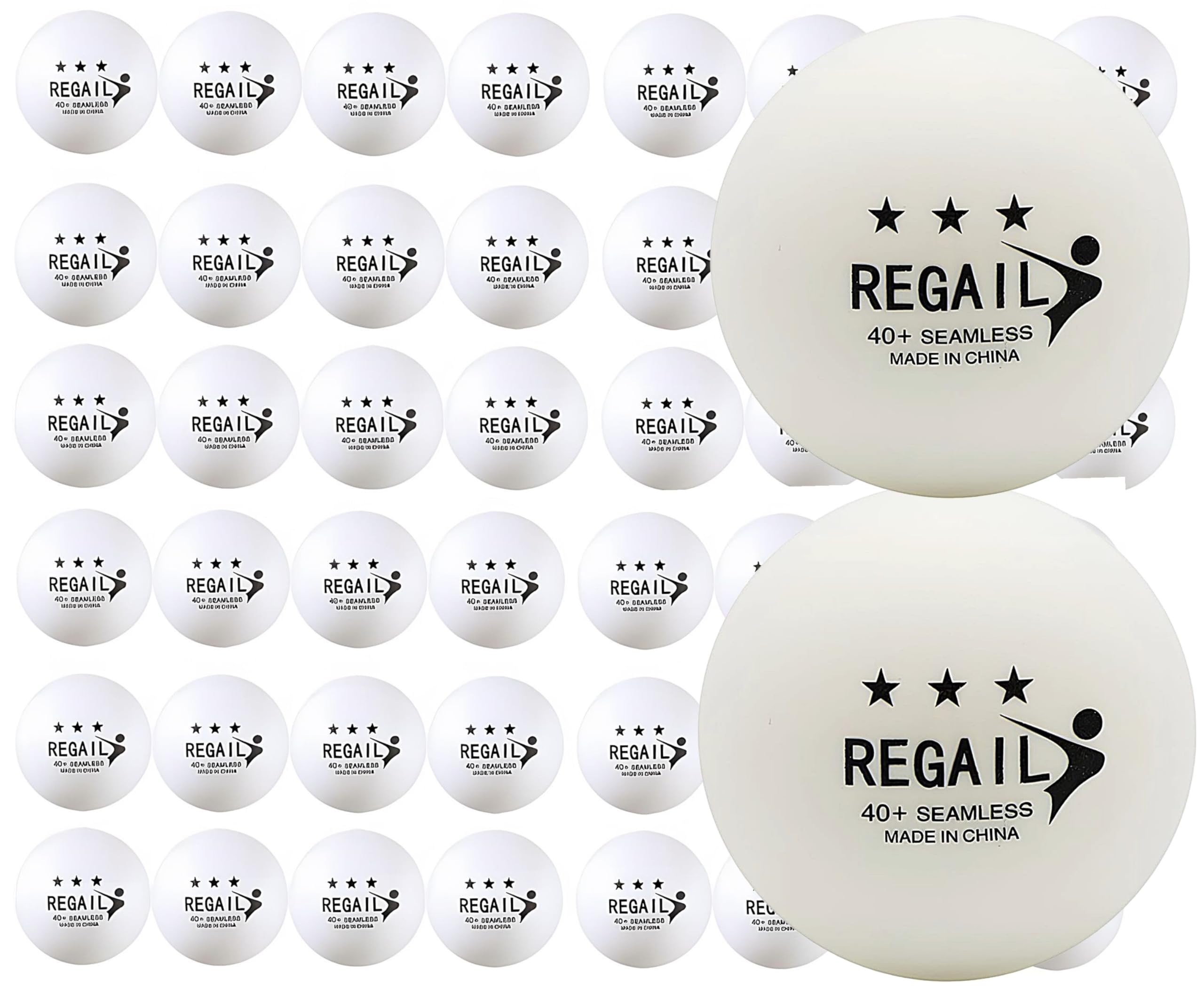 TradeWind Table Tennis Balls, Ping Pong Balls, 3 Star Plastic Practice Balls, Set of 50 (40mm White x 50)
TradeWind Table Tennis Balls, Ping Pong Balls, 3 Star Plastic Practice Balls, Set of 50 (40mm White x 50)