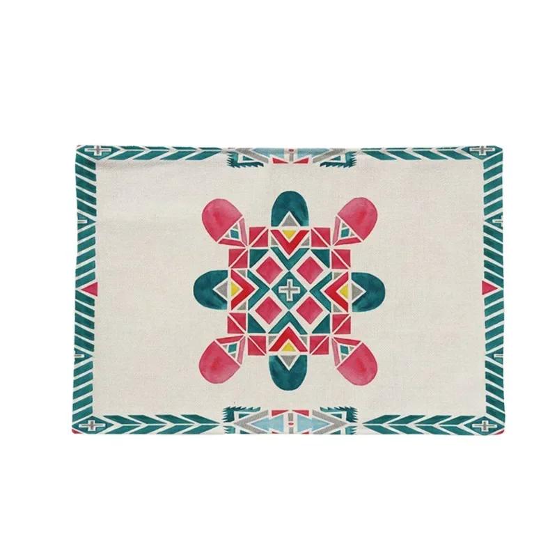 6PC Flowers Geometric Feather Pattern Table Mat Leaf Placemat Drink Coaste Linen Pads Cup Mats 6PC 30x45CM
6PC Flowers Geometric Feather Pattern Table Mat Leaf Placemat Drink Coaste Linen Pads Cup Mats 6PC 30x45CM
