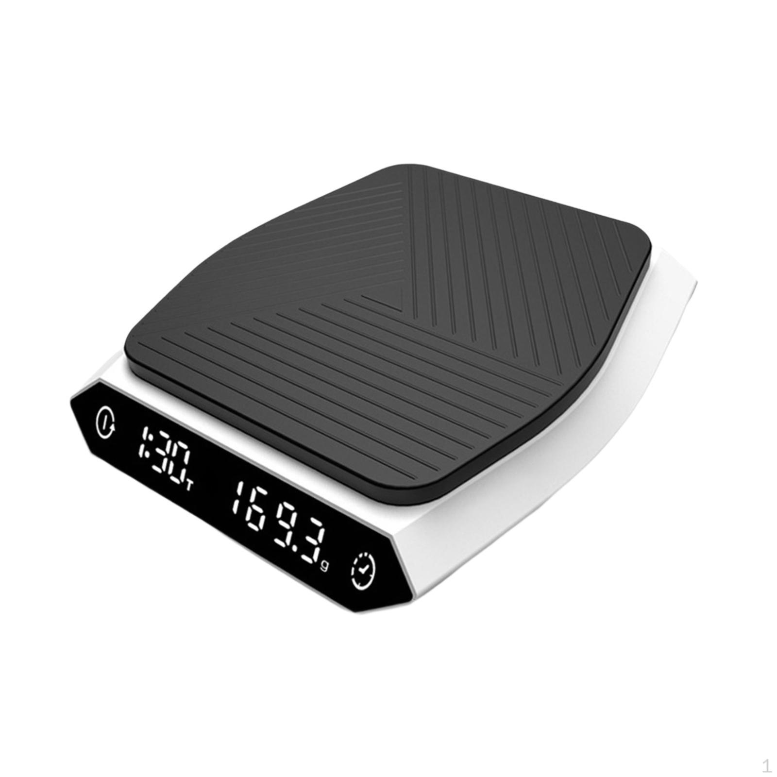 Coffee Scale Electronic Food 2kg/0.1G Rechargeable Espresso Weighing for Home Pour білий
Coffee Scale Electronic Food 2kg/0.1G Rechargeable Espresso Weighing for Home Pour білий