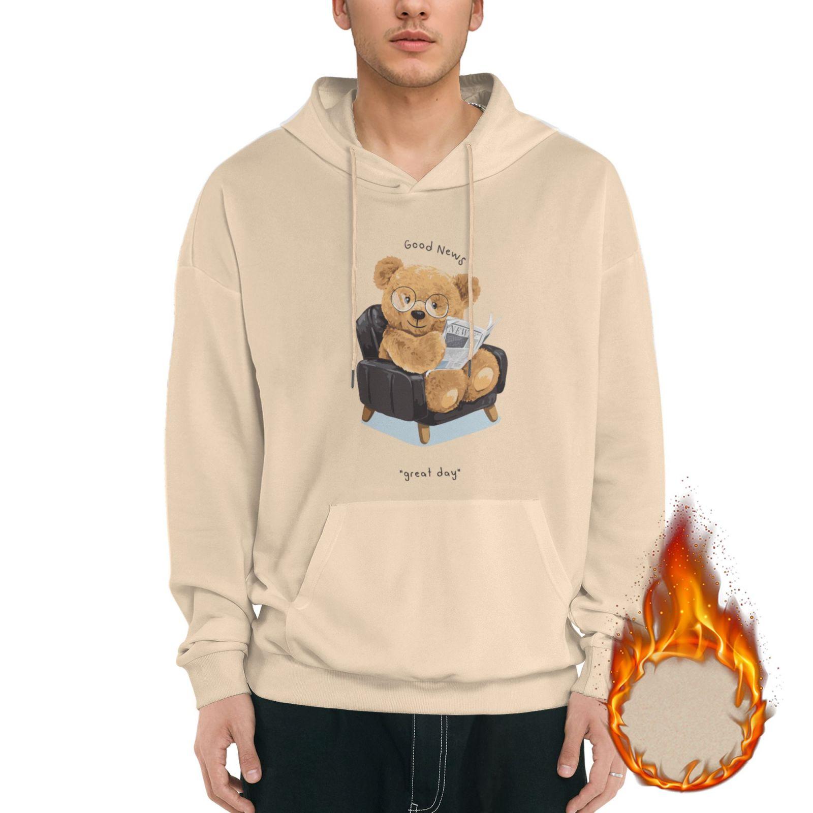 1 Pack Men’s Comfortable Winter Hoodie Warm Fleece Lined Pullover Hooded Sweatshirt Casual Streetwear Essential Top M-3XL XXXL бежевый
1 Pack Men’s Comfortable Winter Hoodie Warm Fleece Lined Pullover Hooded Sweatshirt Casual Streetwear Essential Top M-3XL XXXL бежевый