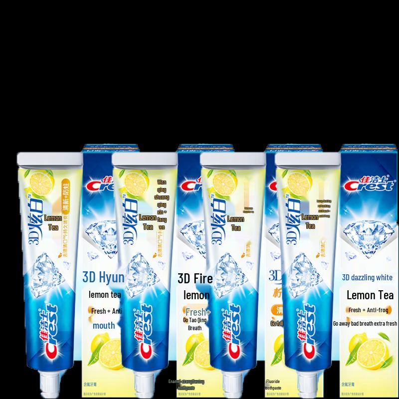 Crest 3D White Lemon Tea Fresh Toothpaste 4-Pack
Crest 3D White Lemon Tea Fresh Toothpaste 4-Pack