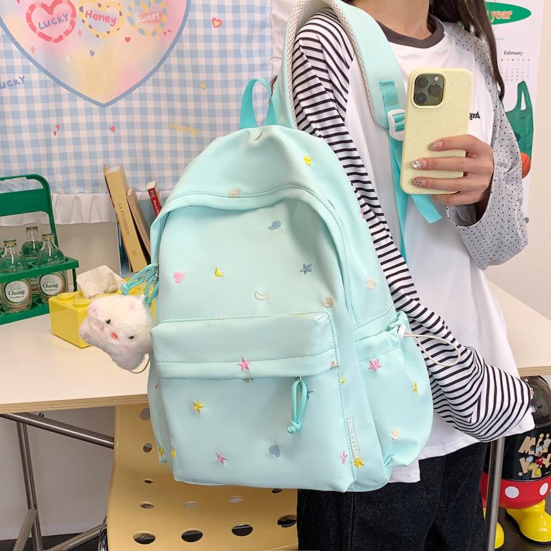 Design Sense Dopamine Embroidery Large Capacity School Backpack for Women and Teens - Lightweight Travel Bag Bag Only зелений
Design Sense Dopamine Embroidery Large Capacity School Backpack for Women and Teens - Lightweight Travel Bag Bag Only зелений