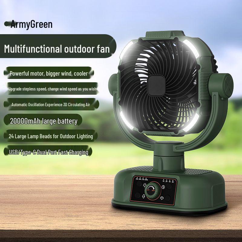 Portable Telescopic USB Fan: Outdoor, Desktop, or Hanging Use - Large Wind Power & Long Battery Life Flagship 20000mAh Auto Swing, Timer Night Light
Portable Telescopic USB Fan: Outdoor, Desktop, or Hanging Use - Large Wind Power & Long Battery Life Flagship 20000mAh Auto Swing, Timer Night Light