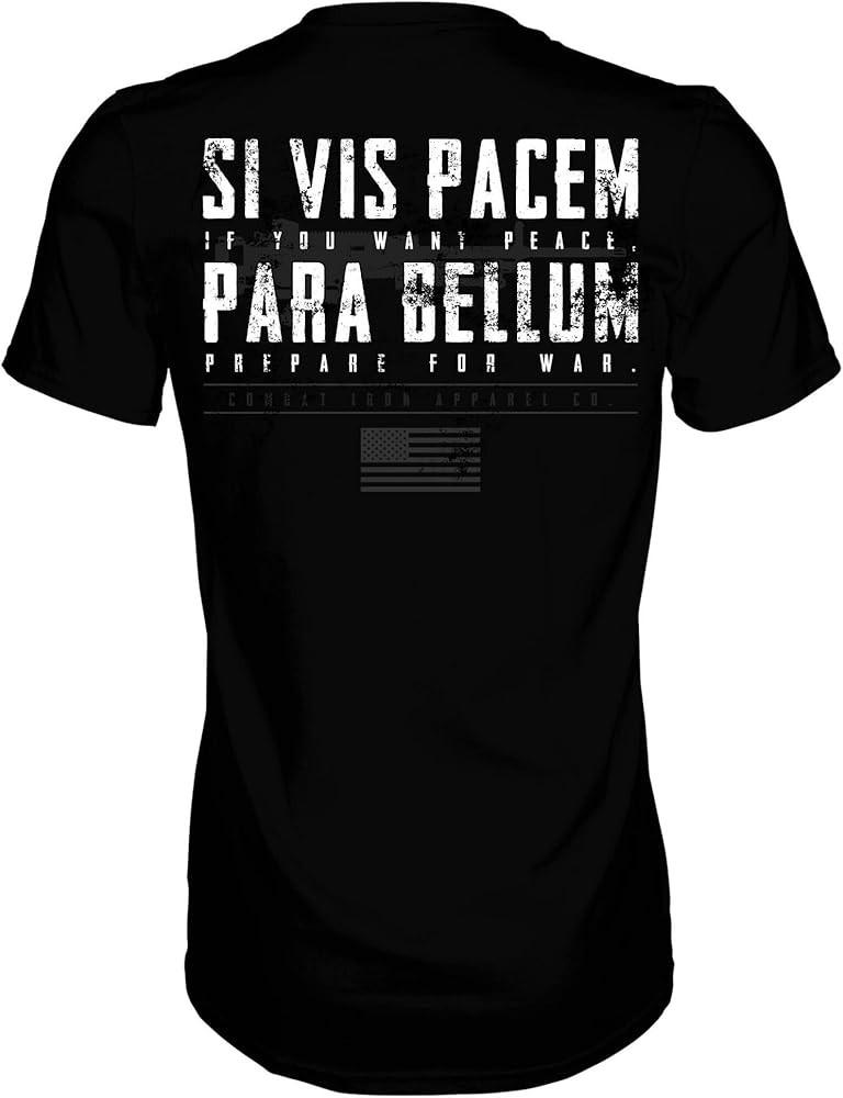 Men#039;s Graphic Short Sleeve TShirt Si Vis Pacem para Bellum Tee Unisex T-Shirt M
Men#039;s Graphic Short Sleeve TShirt Si Vis Pacem para Bellum Tee Unisex T-Shirt M