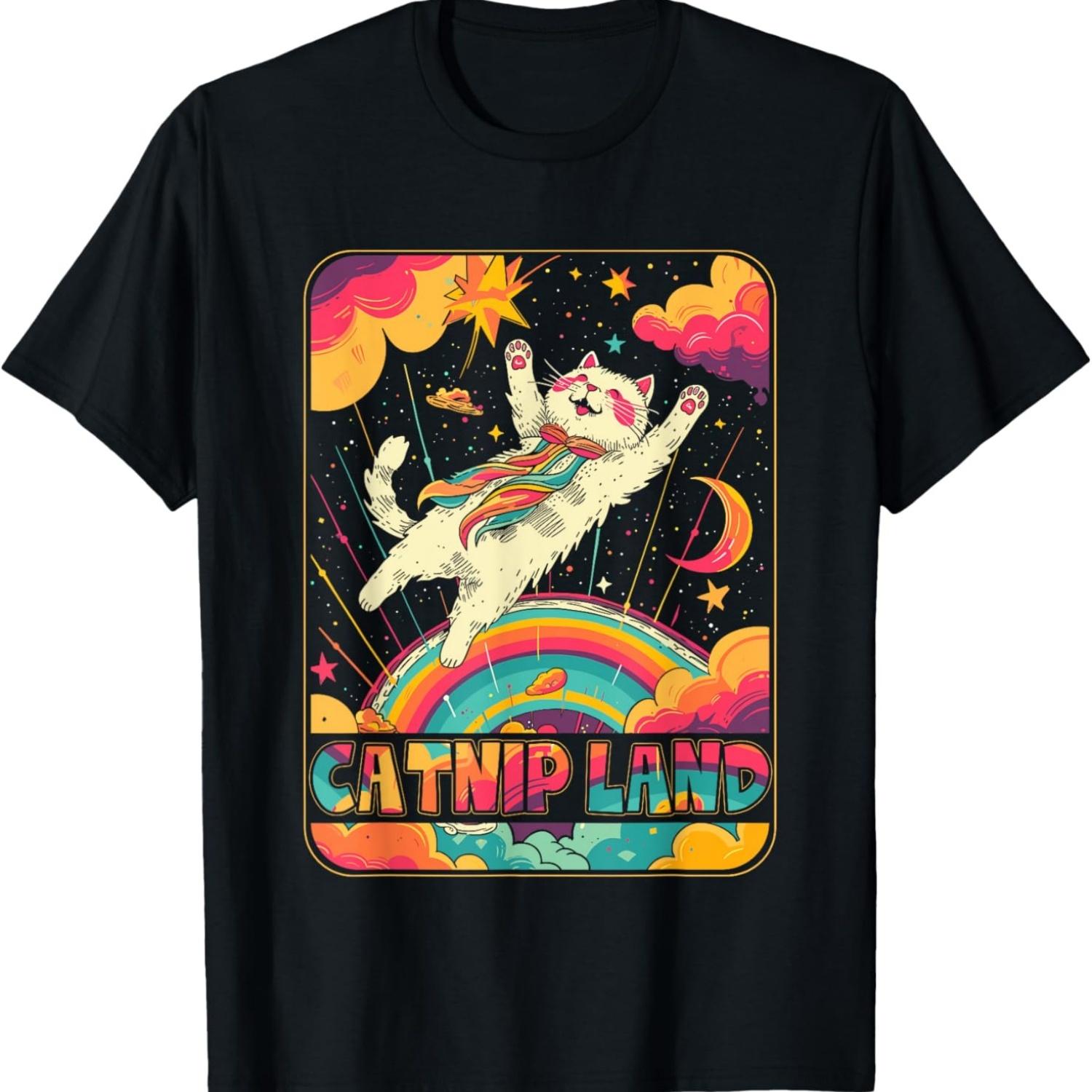Cat Catnip Land 60s 70s Hippie Aesthetic Cat Lover Women Men T-Shirt(1) S чёрный
Cat Catnip Land 60s 70s Hippie Aesthetic Cat Lover Women Men T-Shirt(1) S чёрный