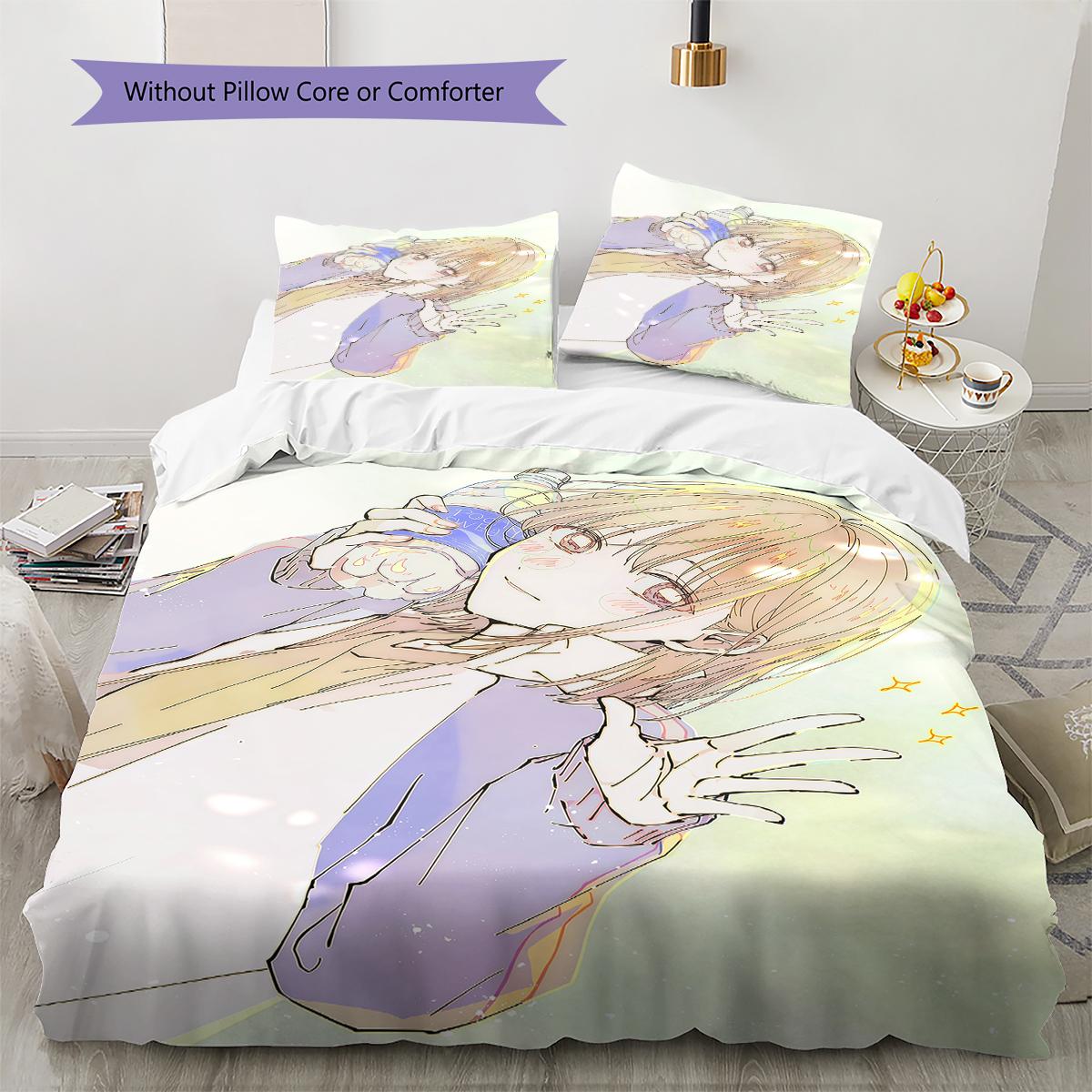 A Silent Voice Pattern Bedding,Quilt Set Quilt Cover Pillowcase Home Birthday Gift (1 * duvet cover + 2 * pillowcase, without core) 135x200cm
A Silent Voice Pattern Bedding,Quilt Set Quilt Cover Pillowcase Home Birthday Gift (1 * duvet cover + 2 * pillowcase, without core) 135x200cm