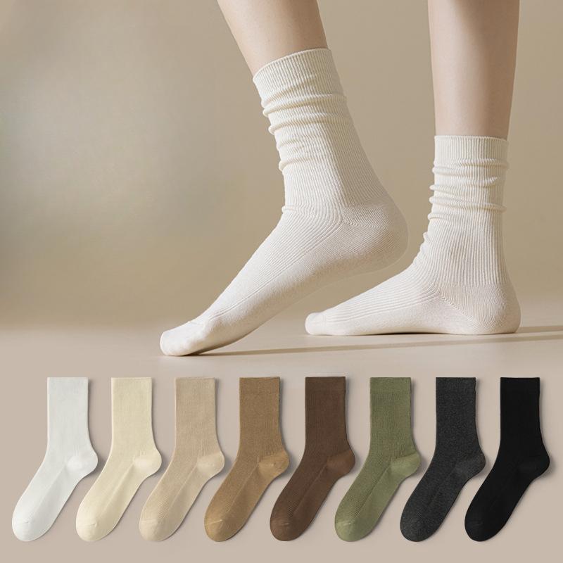 Women s Spring and Autumn New Solid Color Sweat Absorption Loose Tube Socks 1 pair чорний
Women s Spring and Autumn New Solid Color Sweat Absorption Loose Tube Socks 1 pair чорний