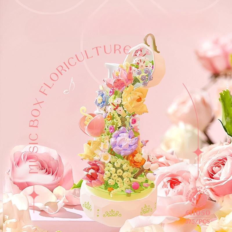 Flower Beauty Tea Language Light Music Box Compatible Building Blocks Toy Girl Gift 25*12*11.5cm
Flower Beauty Tea Language Light Music Box Compatible Building Blocks Toy Girl Gift 25*12*11.5cm