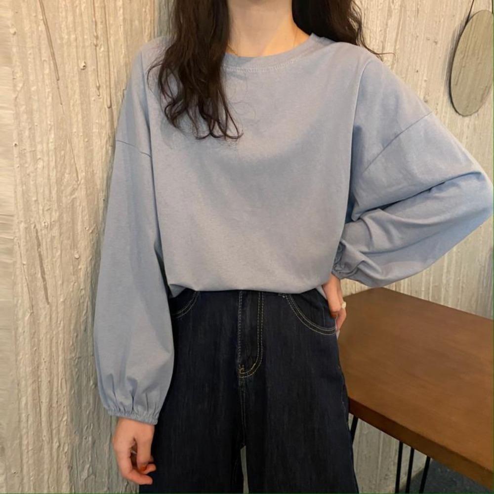 Футболка свободного покроя с длинными рукавами и круглым вырезом Pure Color, женская, для отдыха и весны XL чёрный
Футболка свободного покроя с длинными рукавами и круглым вырезом Pure Color, женская, для отдыха и весны XL чёрный
