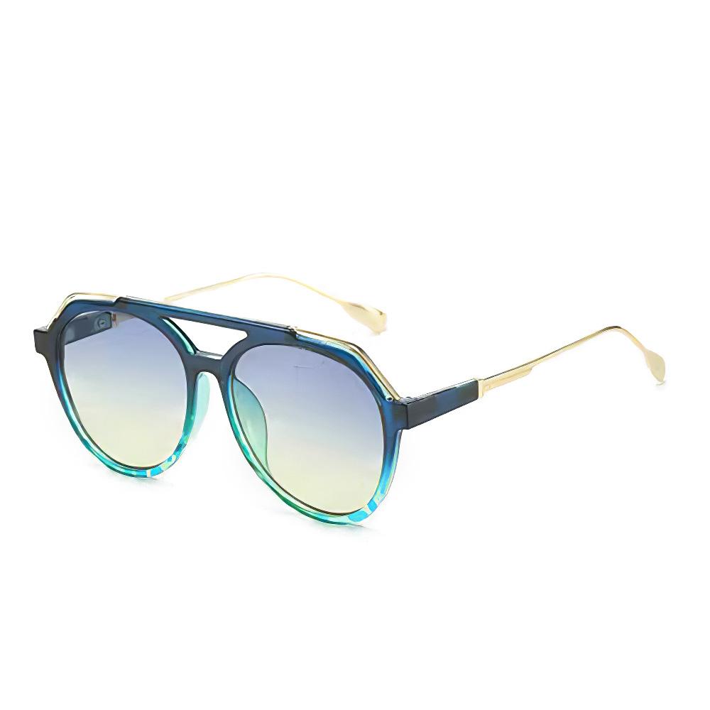 Vintage Sunglasses For Women Colorful Gradient Lenses Fashionable Glasses Double Bridge Glasses Metal Decoration For Men Women
Vintage Sunglasses For Women Colorful Gradient Lenses Fashionable Glasses Double Bridge Glasses Metal Decoration For Men Women