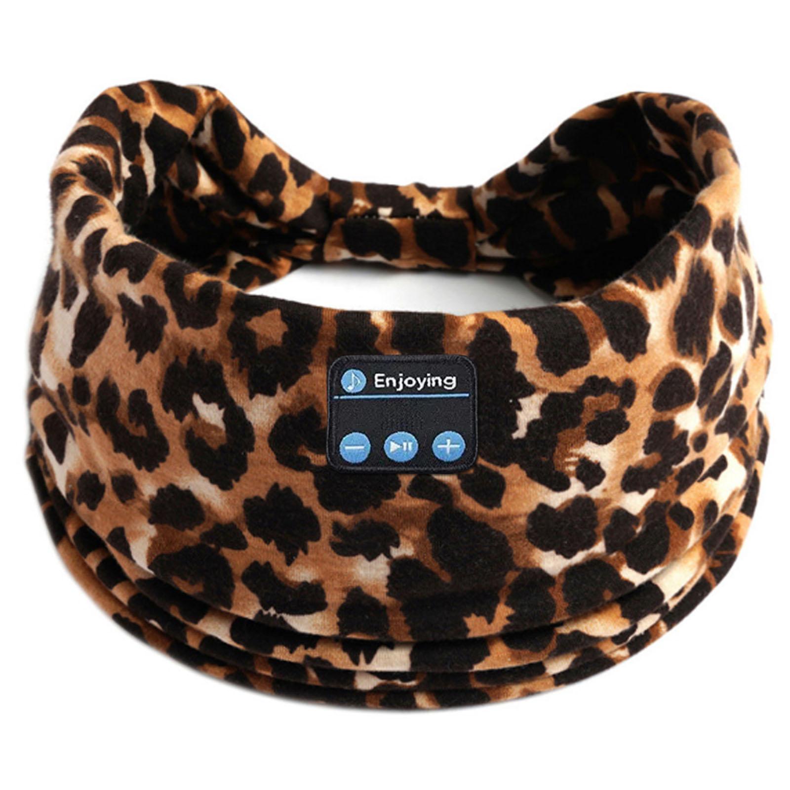 Wireless Sleeping Headphones Soft Washable Yoga Running Bluetooth Headset Headband Handsfree Music Earphone Leopard Pattern
Wireless Sleeping Headphones Soft Washable Yoga Running Bluetooth Headset Headband Handsfree Music Earphone Leopard Pattern