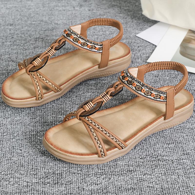 Women s Sandals Mix Color Women Summer Sandals Flat Heels Summer Shoes Woman Beach Footwear Female Retro Sandalias Mujer 36
Women s Sandals Mix Color Women Summer Sandals Flat Heels Summer Shoes Woman Beach Footwear Female Retro Sandalias Mujer 36