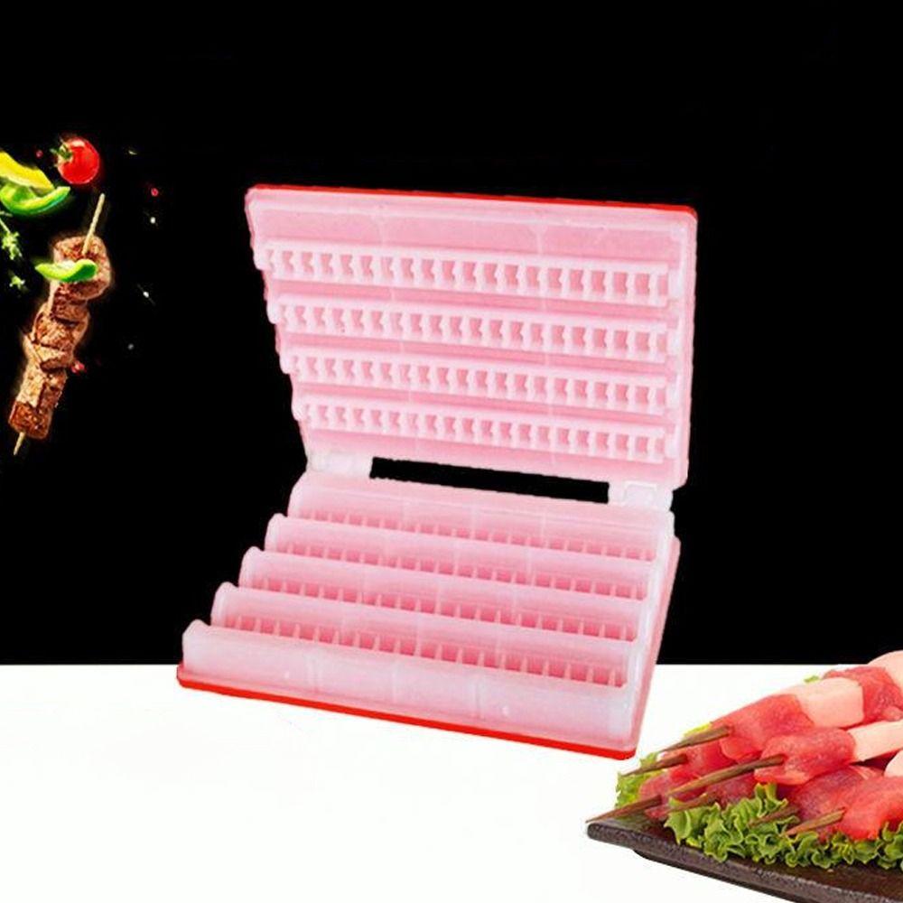 Plastic BBQ Kebab Maker 4 Row Barbecue Stringer Skewer Machine Kitchen Accessories 4 Row
Plastic BBQ Kebab Maker 4 Row Barbecue Stringer Skewer Machine Kitchen Accessories 4 Row