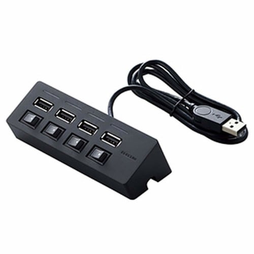 ELECOM USB Hub 2.0 Self-Powered 4 Ports with Individual Switch Functionalism 1m MacBook/Surface Pro/Chromebook and Other Laptops Compatible with Ninte
ELECOM USB Hub 2.0 Self-Powered 4 Ports with Individual Switch Functionalism 1m MacBook/Surface Pro/Chromebook and Other Laptops Compatible with Ninte