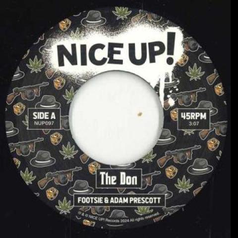 7inch Record FOOTSIE & ADAM PRESCOTT - The Don NUP097 Nice Up Records 2024 UK Reggae, Ska & Dub
7inch Record FOOTSIE & ADAM PRESCOTT - The Don NUP097 Nice Up Records 2024 UK Reggae, Ska & Dub