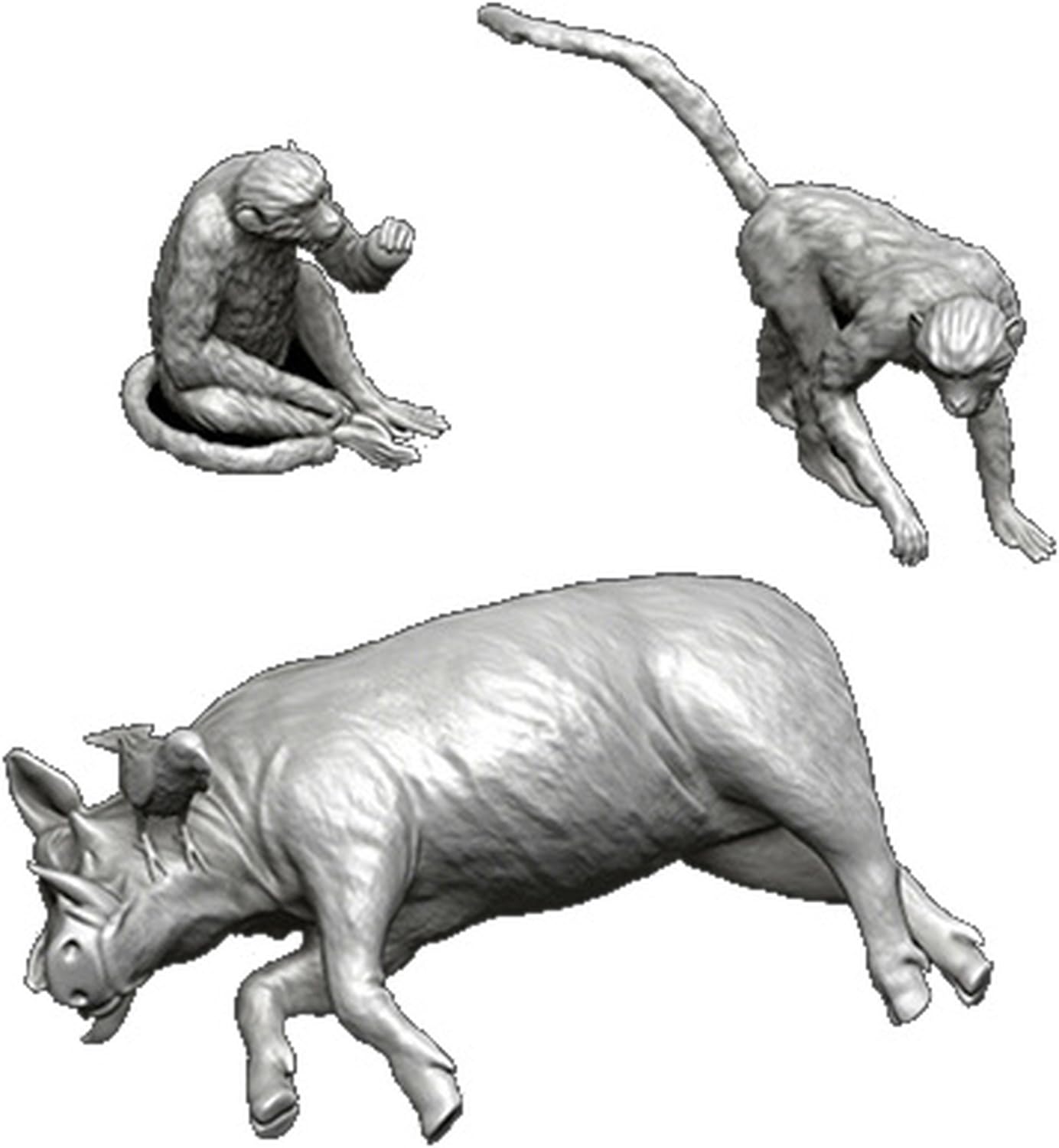 Mantis Miniatures Animal Series Animal Set 48 Resin Kit Man35171 1/35 Long-tailed Macaque/Warthog
Mantis Miniatures Animal Series Animal Set 48 Resin Kit Man35171 1/35 Long-tailed Macaque/Warthog
