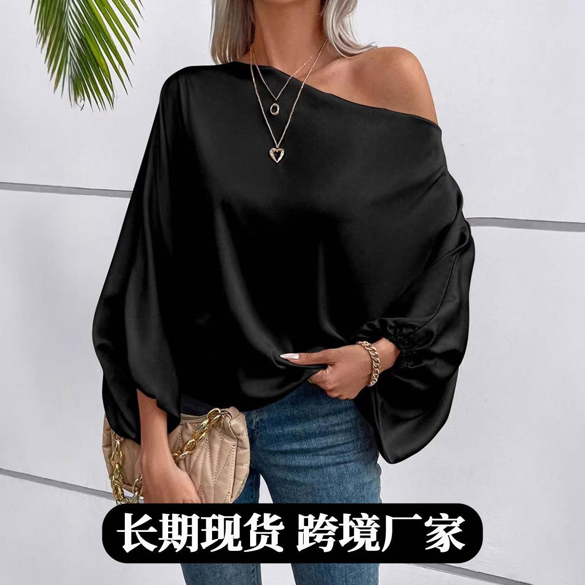 Women Navy Blue Off The Shoulder Lantern Long Sleeve Blouse S
Women Navy Blue Off The Shoulder Lantern Long Sleeve Blouse S