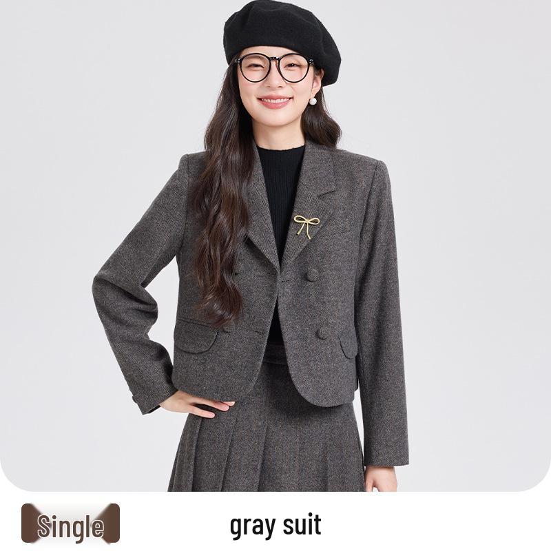 Women s Woolen Suit Set: 2025 Autumn/Winter Professional Interview Wear - Small Size Jacket & Skirt Two-Piece Triple Extra Large
Women s Woolen Suit Set: 2025 Autumn/Winter Professional Interview Wear - Small Size Jacket & Skirt Two-Piece Triple Extra Large