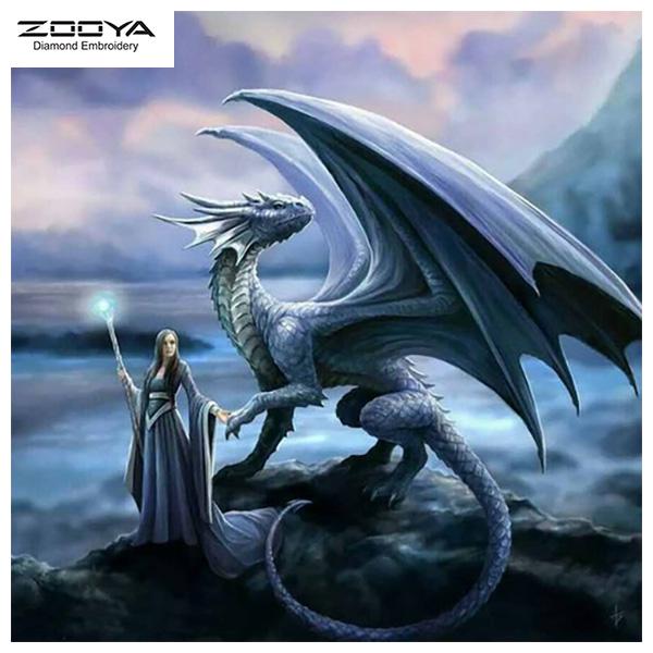 ZOOYA DIY 3D круглая алмазная картина Дракон Вышивка Крест ремесло Стежок Домашний декор
ZOOYA DIY 3D круглая алмазная картина Дракон Вышивка Крест ремесло Стежок Домашний декор