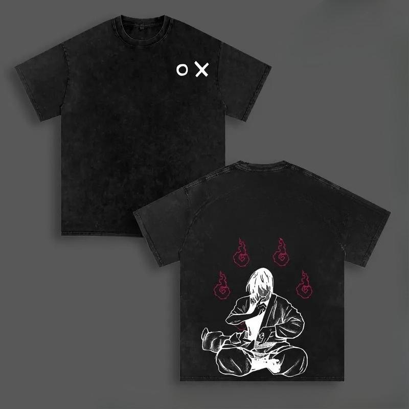 Fire Force Shinmon Benimaru Printed Tee Men Retro Washed T-shirts Oversized Cotton T Shirt Short Sleeve Clothing Harajuku Tshirt XXL чорний
Fire Force Shinmon Benimaru Printed Tee Men Retro Washed T-shirts Oversized Cotton T Shirt Short Sleeve Clothing Harajuku Tshirt XXL чорний