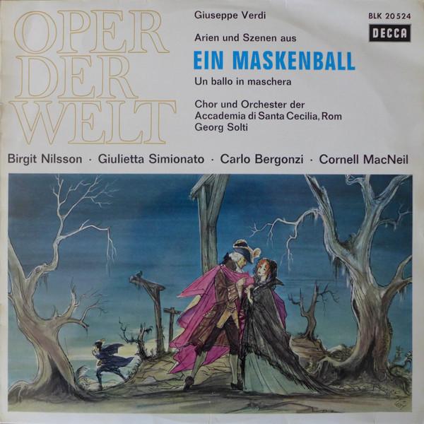 LP Record GIUSEPPE VERDI - CORO DELL ACCADEMI - Arien Und Szenen Aus Ein Maskenball BLK20524 Decca Germany Classical Used
LP Record GIUSEPPE VERDI - CORO DELL ACCADEMI - Arien Und Szenen Aus Ein Maskenball BLK20524 Decca Germany Classical Used