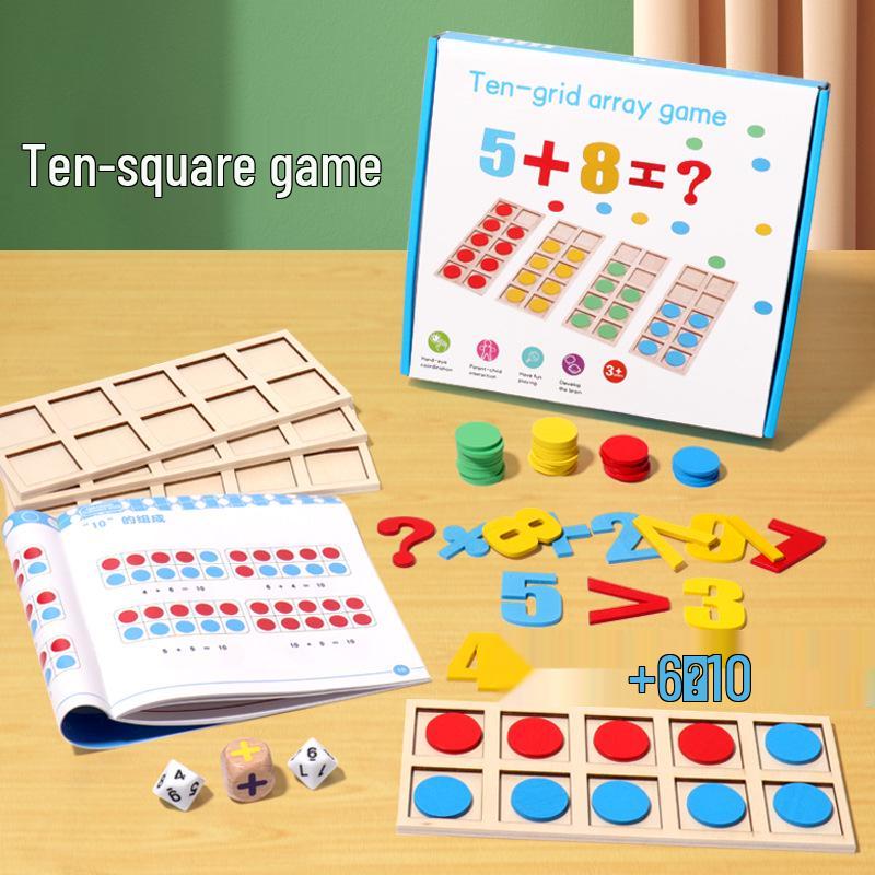 Montessori Children s Wooden Number Puzzle - Educational Toy for Addition and Subtraction.
Montessori Children s Wooden Number Puzzle - Educational Toy for Addition and Subtraction.