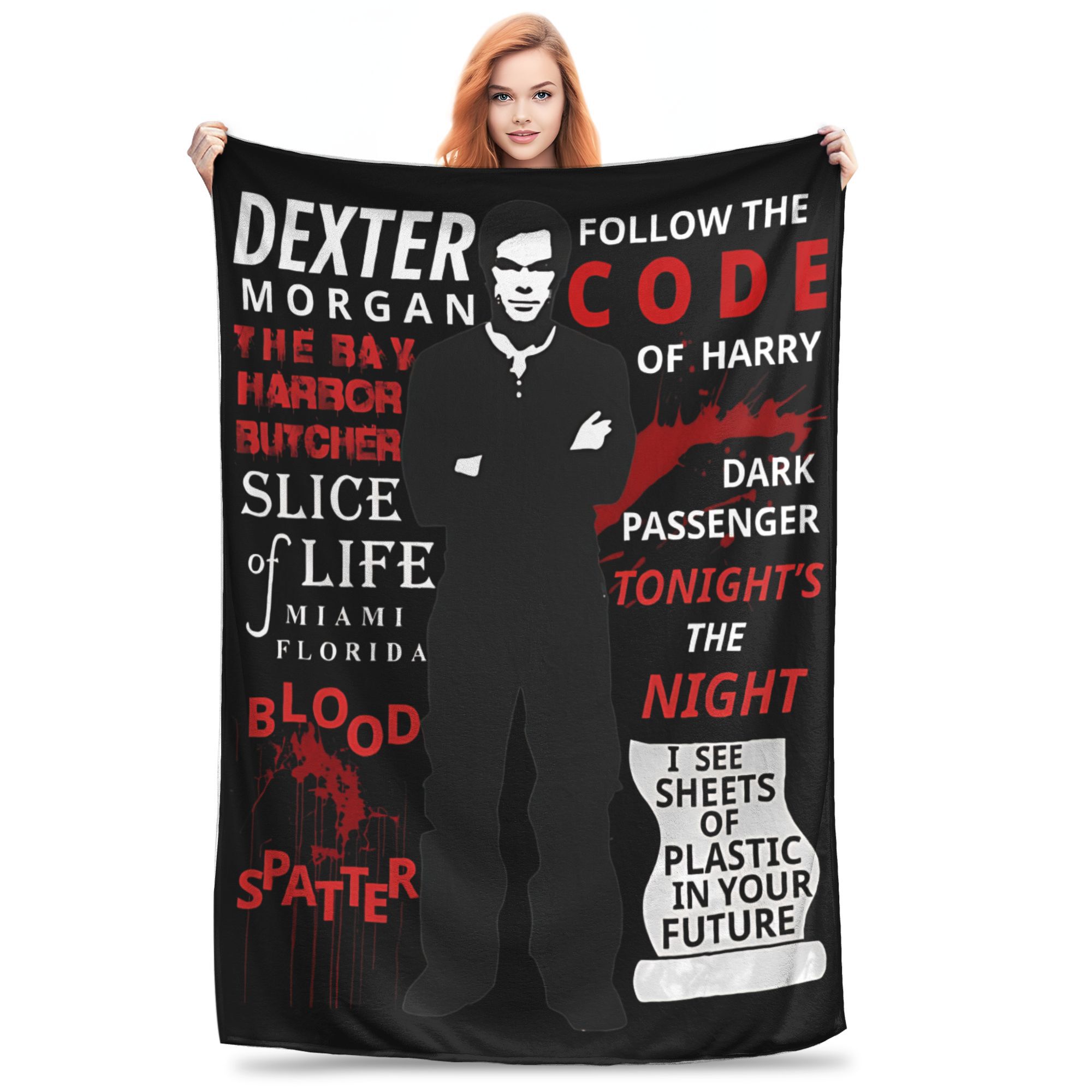 Dexter Morgan Harry s Code Blankets Fleece Relax Ultra-Soft Throw Blankets for Bedding Rug Piece 130x150cm
Dexter Morgan Harry s Code Blankets Fleece Relax Ultra-Soft Throw Blankets for Bedding Rug Piece 130x150cm