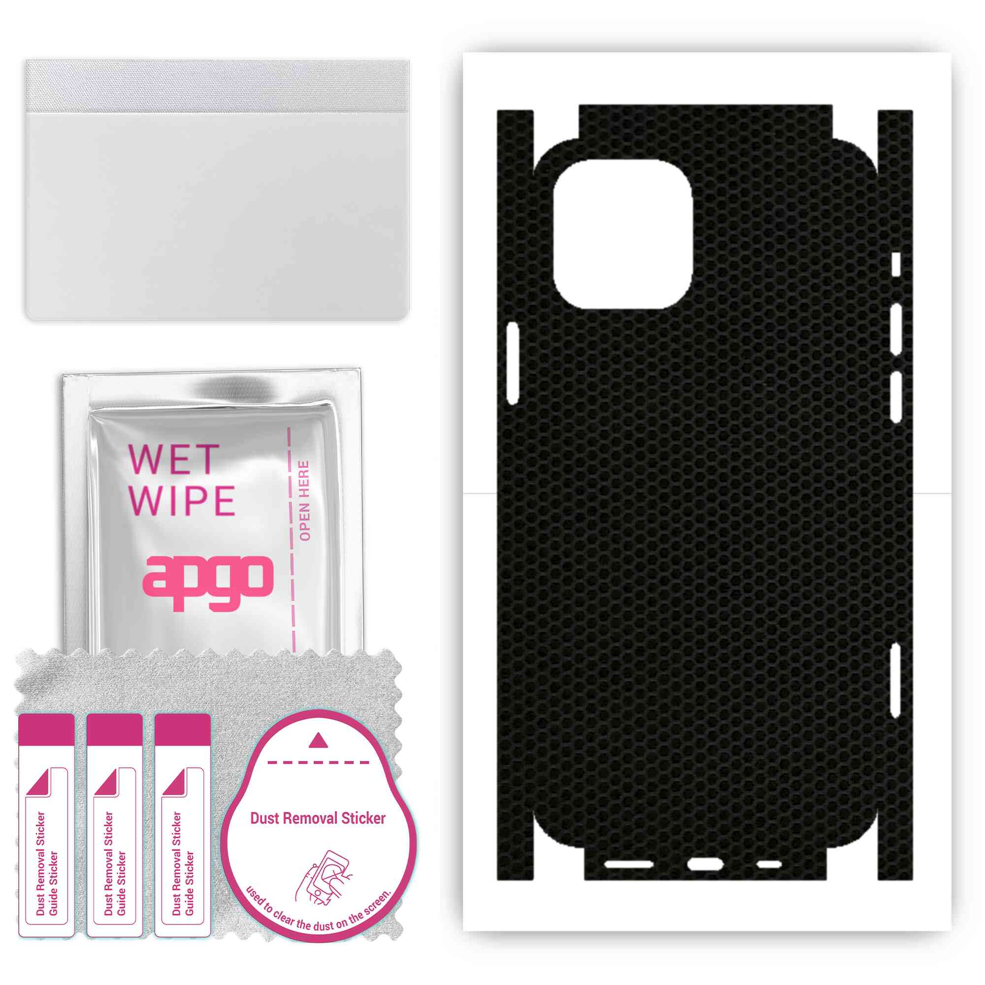 Apgo Protective Skin Sticker for the back+sides compatible with Apple iPhone 12 Pro, Full Wrap Film, Foil, Vinyl - Pattern Matrix
Apgo Protective Skin Sticker for the back+sides compatible with Apple iPhone 12 Pro, Full Wrap Film, Foil, Vinyl - Pattern Matrix