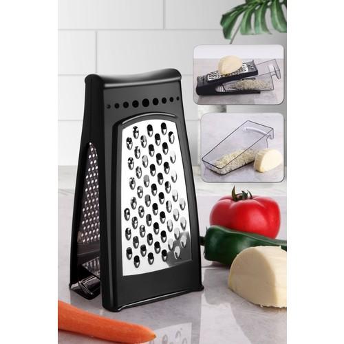 Терка из нержавеющей стали Kitchen Life Lux с черной чашей