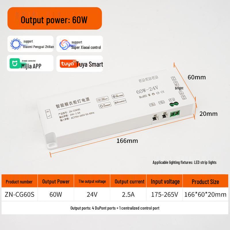Mijia-Connected COB Wardrobe Light Strip with Intelligent Stepless Dimming and Display Cabinet Power Supply
Mijia-Connected COB Wardrobe Light Strip with Intelligent Stepless Dimming and Display Cabinet Power Supply