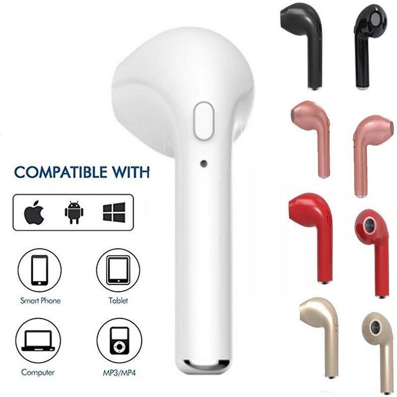 4.1 Bluetooth Наушники Мини наушники Беспроводные наушники I7 Наушники гарнитура с микрофоном
4.1 Bluetooth Наушники Мини наушники Беспроводные наушники I7 Наушники гарнитура с микрофоном