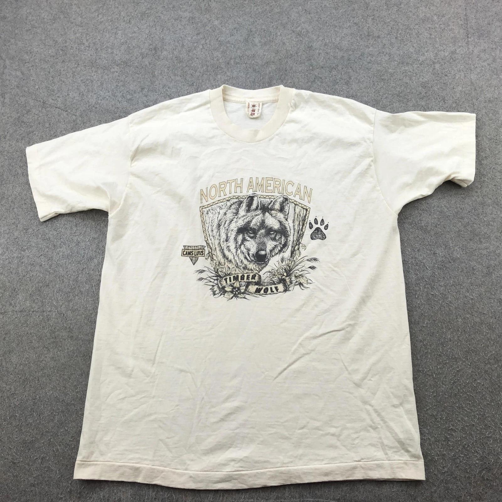 Vintage North American Timber Wolf Shirt Mens XL Graphic Wildlife Del Sol Tee 3XL
Vintage North American Timber Wolf Shirt Mens XL Graphic Wildlife Del Sol Tee 3XL