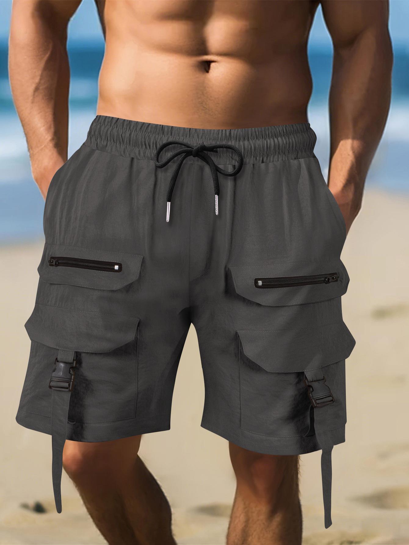 Men s Summer Cargo Shorts, Multi-Pocket Straight Leg Casual Shorts, Drawstring Waist Knee-Length Pants 3XL темно-сірий
Men s Summer Cargo Shorts, Multi-Pocket Straight Leg Casual Shorts, Drawstring Waist Knee-Length Pants 3XL темно-сірий