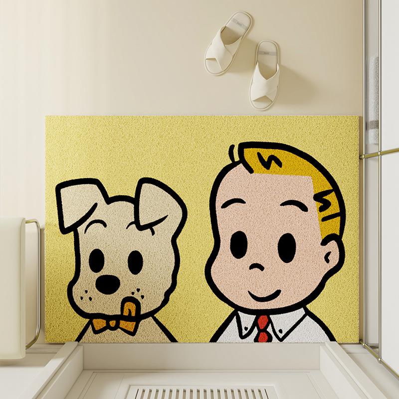 Cartoon Cute Colorful Silk Circle Entrance Floor Mat with Dirt Outside Door Rubbing Door Mat New Style Cut Dirt-resistant and Easy To Handle 40 * 60Cm
Cartoon Cute Colorful Silk Circle Entrance Floor Mat with Dirt Outside Door Rubbing Door Mat New Style Cut Dirt-resistant and Easy To Handle 40 * 60Cm