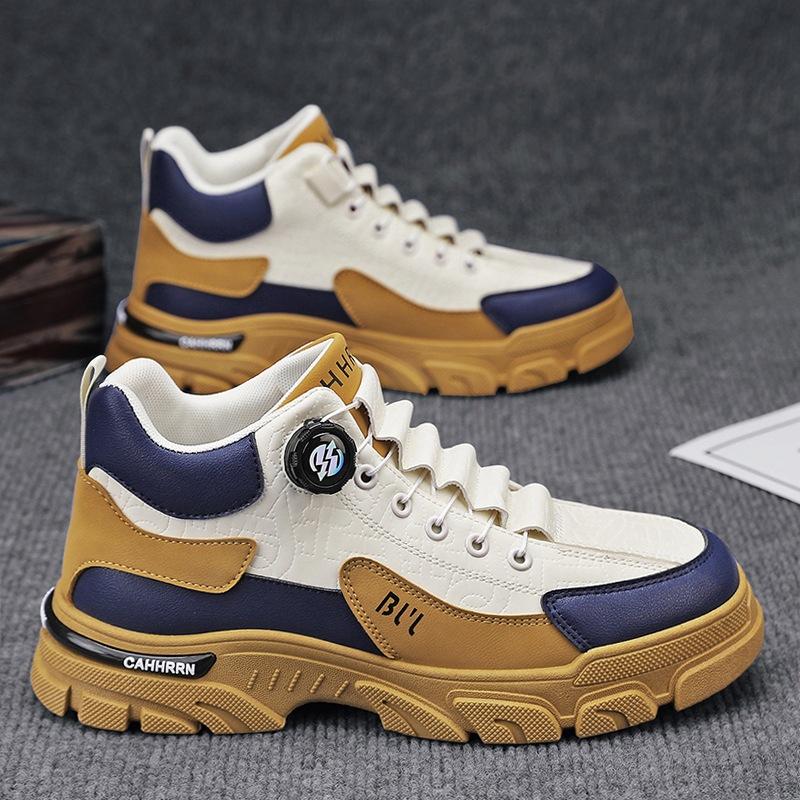 Thick-soled heightening men s shoes outdoor autumn and winter high-top Martin boots men s fleece tooling boots men s locomotive shoes 39
Thick-soled heightening men s shoes outdoor autumn and winter high-top Martin boots men s fleece tooling boots men s locomotive shoes 39