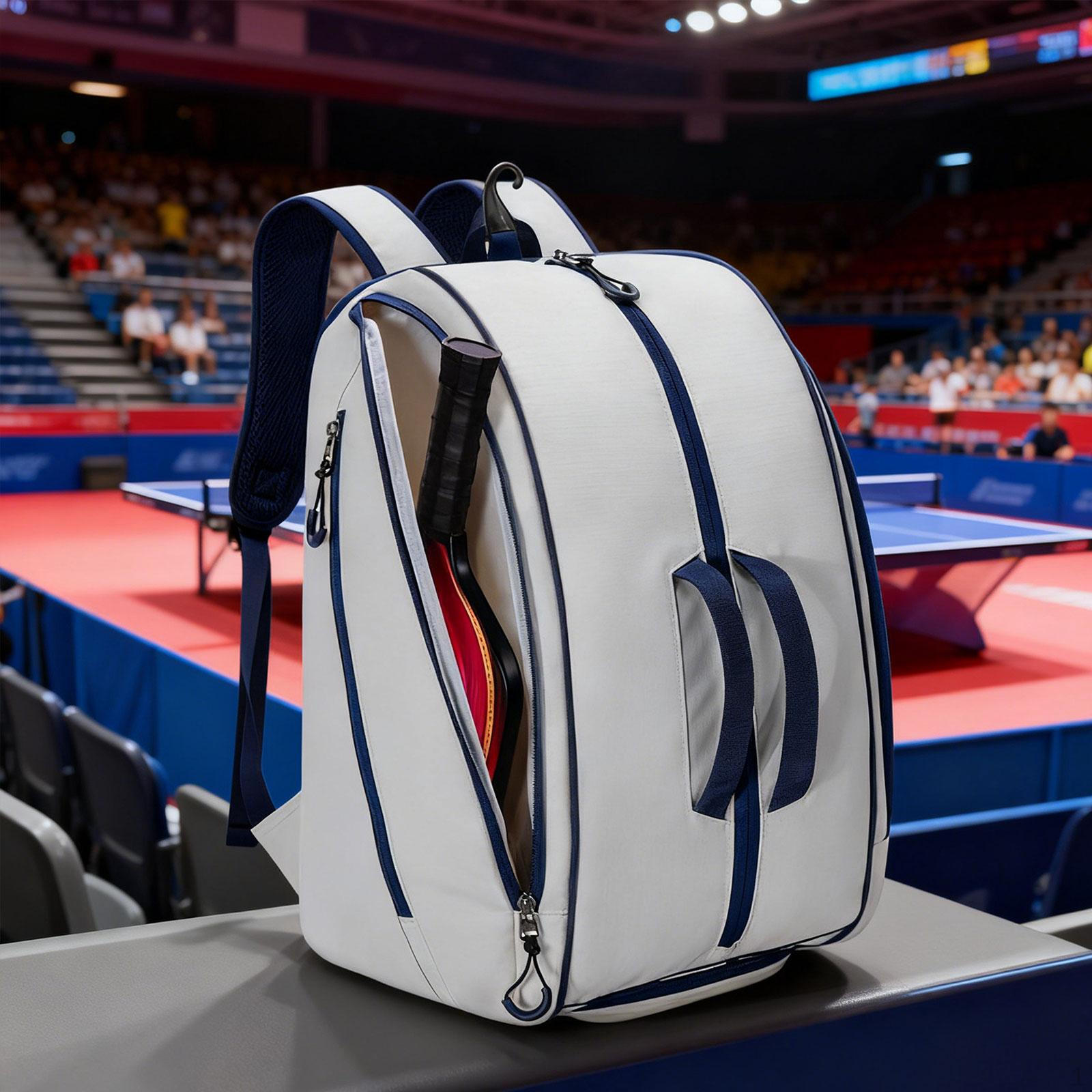 Pickleball Backpack Nylon Adjustable Shoulder Straps Accessories Paddle Carrying Bag for серый
Pickleball Backpack Nylon Adjustable Shoulder Straps Accessories Paddle Carrying Bag for серый